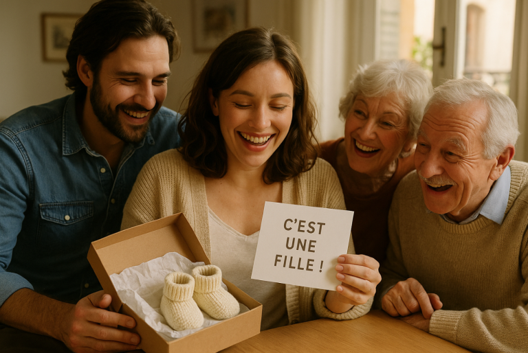annonce grossesse aux parents de la maman