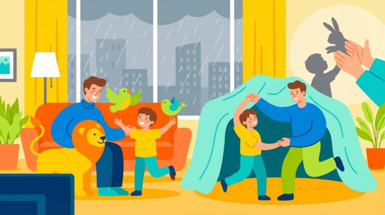 découvrez des activités ludiques et créatives à faire avec votre enfant lorsqu'il pleut, sans avoir besoin de matériel. amusez-vous ensemble tout en restant à l'intérieur !