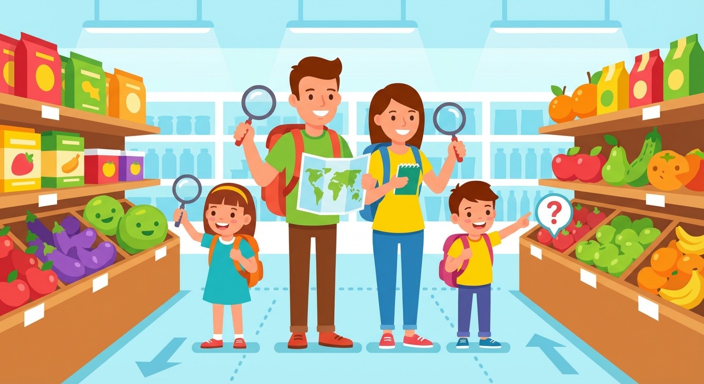 ontdek het raadspel kruidenierswinkel, een speels en educatief spel voor kinderen van 3 tot 5 jaar dat hun verbeelding en woordenschat stimuleert terwijl ze plezier hebben met raadselachtige vragen over kruidenierswaren.
