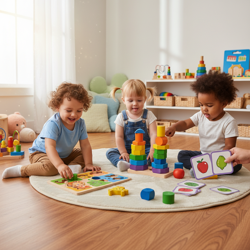 explorez notre sélection des meilleurs jeux de société adaptés aux enfants de 1 à 3 ans, pour développer leur créativité et leur apprentissage tout en s'amusant.