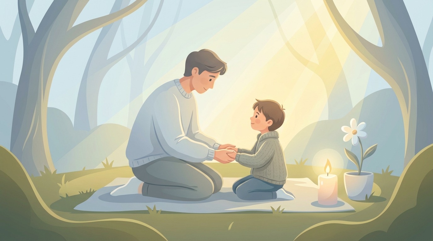 accompagner les enfants de 5 à 8 ans face à la mort et au deuil : comprendre leurs émotions, les soutenir avec bienveillance et les aider à traverser cette étape difficile.