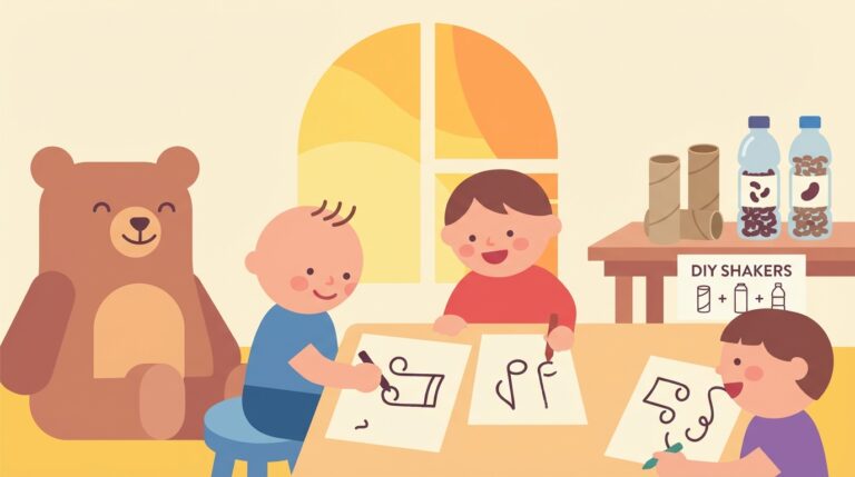 découvrez des activités ludiques alliant musique, dessin et création de doudous pour les enfants de 3 à 5 ans, parfaites pour stimuler leur créativité et leur motricité.