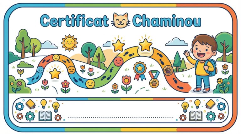 découvrez le certificat chaminou, conçu pour encourager l'autonomie des enfants à travers des activités ludiques et éducatives. favorisez leur confiance en eux et leur indépendance dès aujourd'hui.