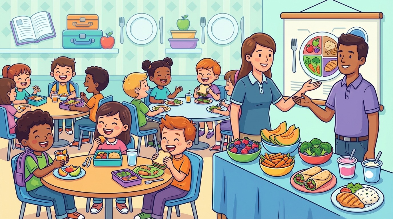 découvrez qui décide des choix alimentaires pour les collations et lunchs à l'école, et comment garantir une alimentation équilibrée pour votre enfant.