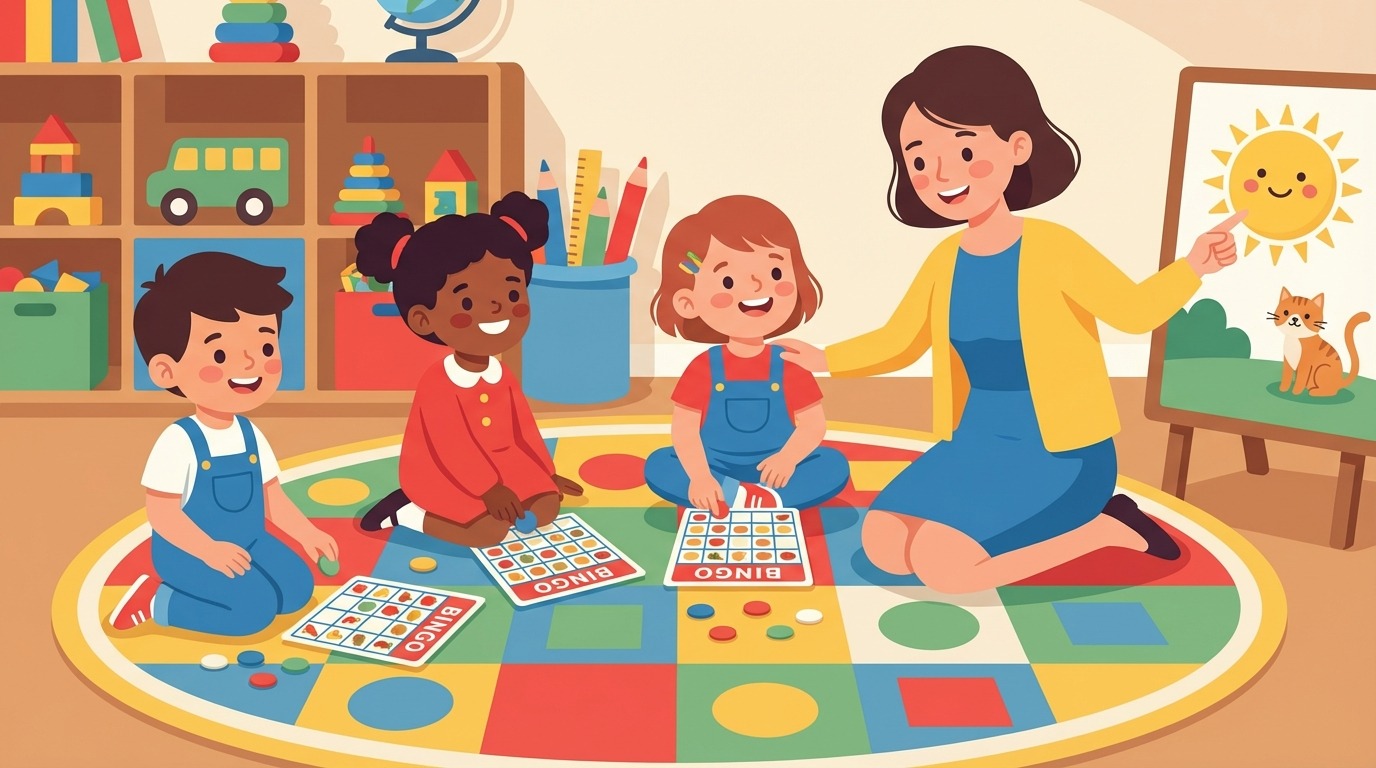 découvrez faire rimes, un jeu ludique et éducatif pour aider les enfants de 3 à 5 ans à apprendre et s'amuser en créant des rimes simples et amusantes.