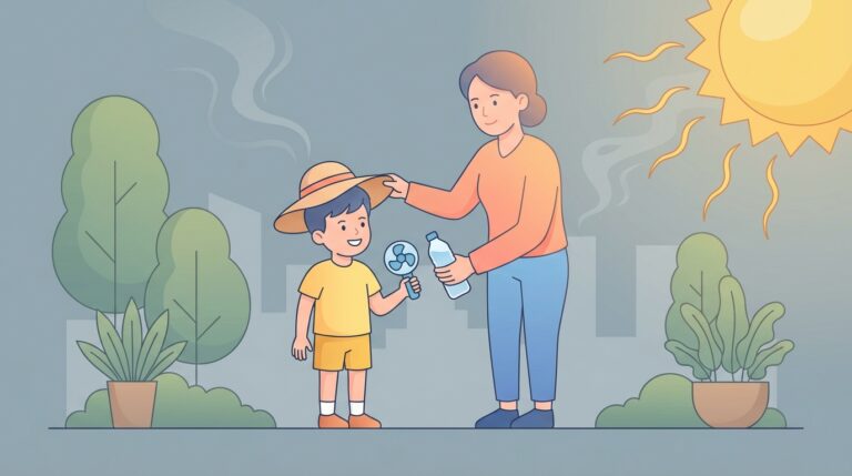 découvrez des conseils pratiques pour protéger votre enfant de la mauvaise qualité de l'air et de la canicule, en assurant sa santé et son bien-être au quotidien.