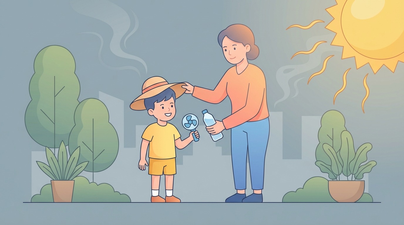 découvrez des conseils pratiques pour protéger votre enfant de la mauvaise qualité de l'air et de la canicule, en assurant sa santé et son bien-être au quotidien.