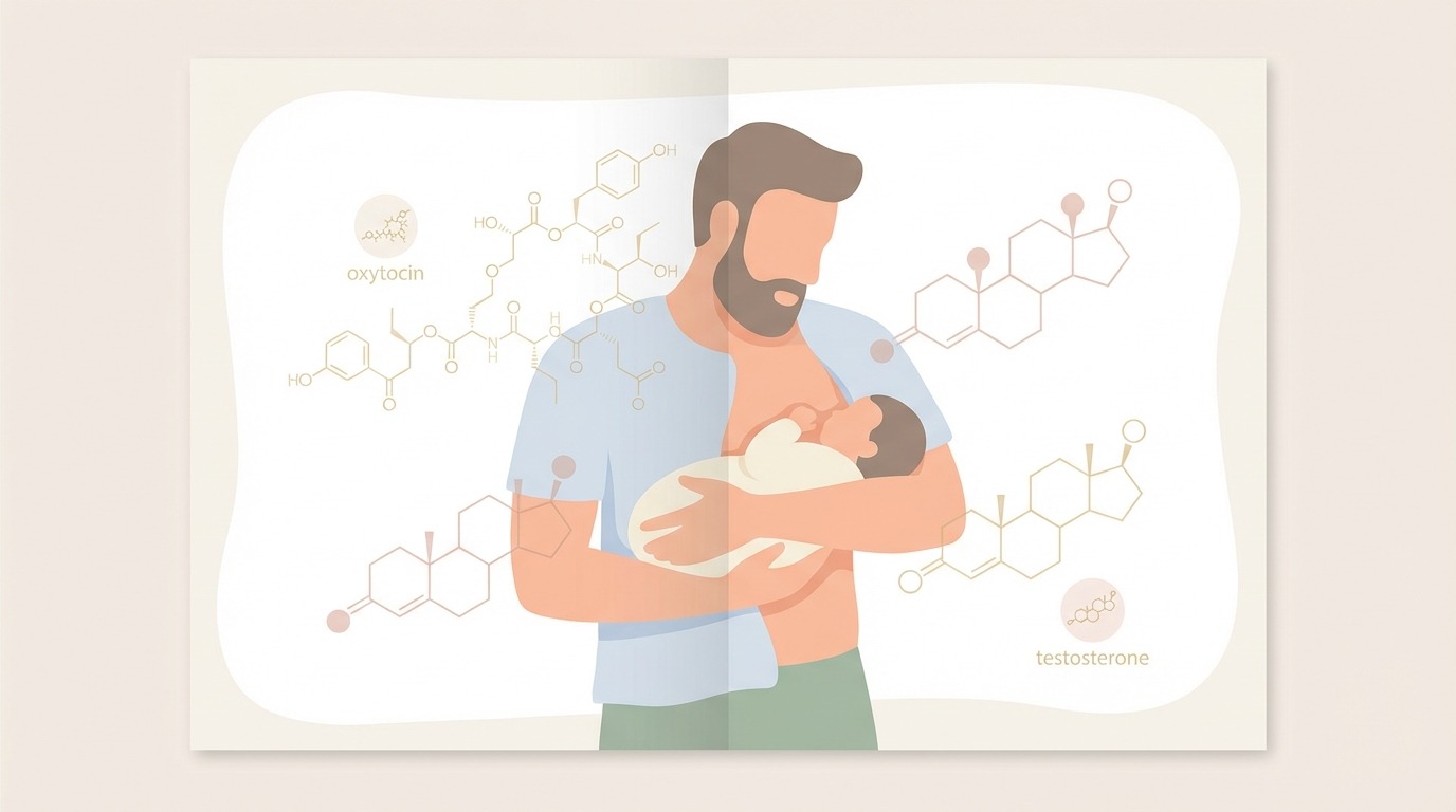 découvrez comment les nouveaux pères vivent des changements hormonaux similaires à ceux des mères, impactant leur émotion et leur comportement pendant la parentalité.