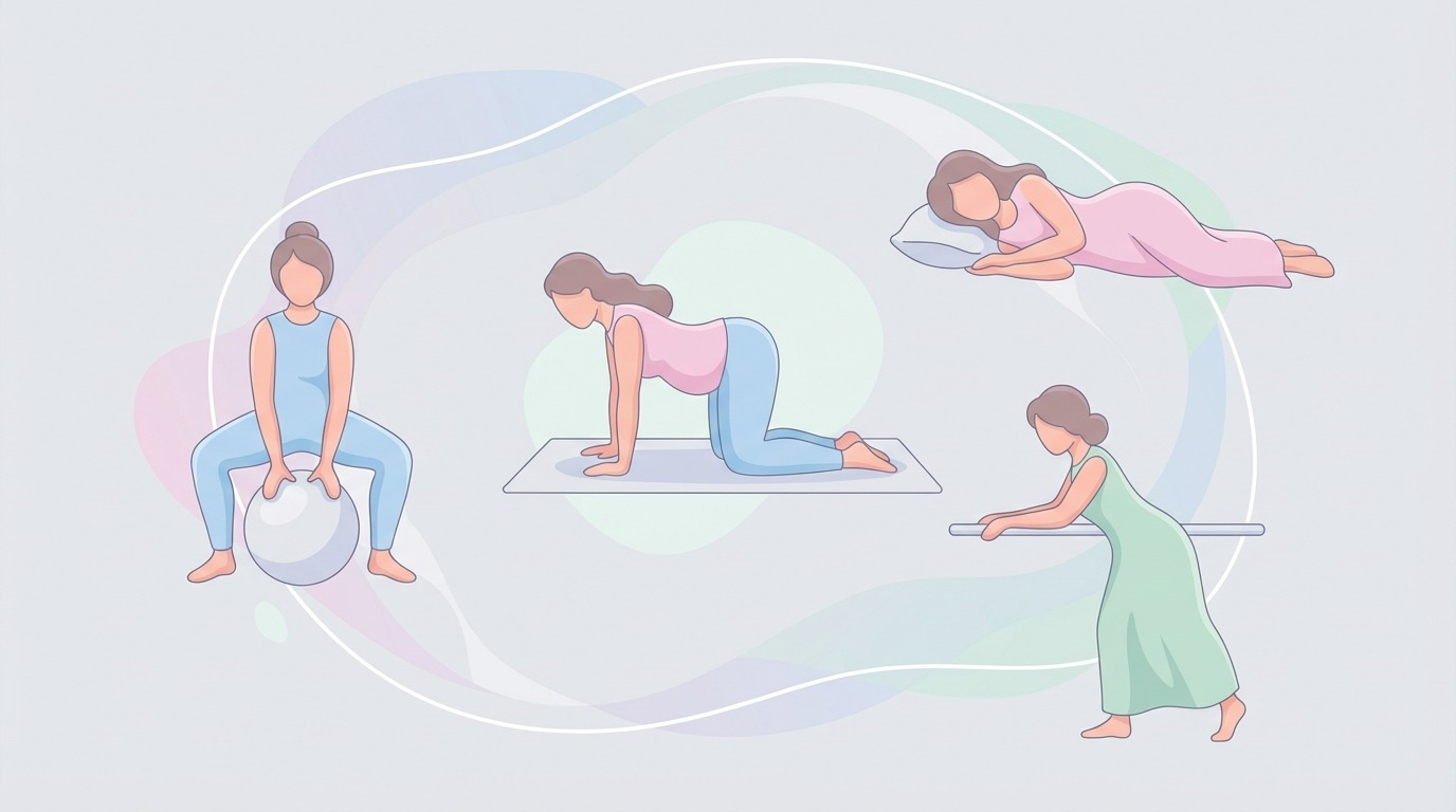 découvrez les positions qui soulagent pendant l'accouchement pour un moment plus confortable et apaisé.