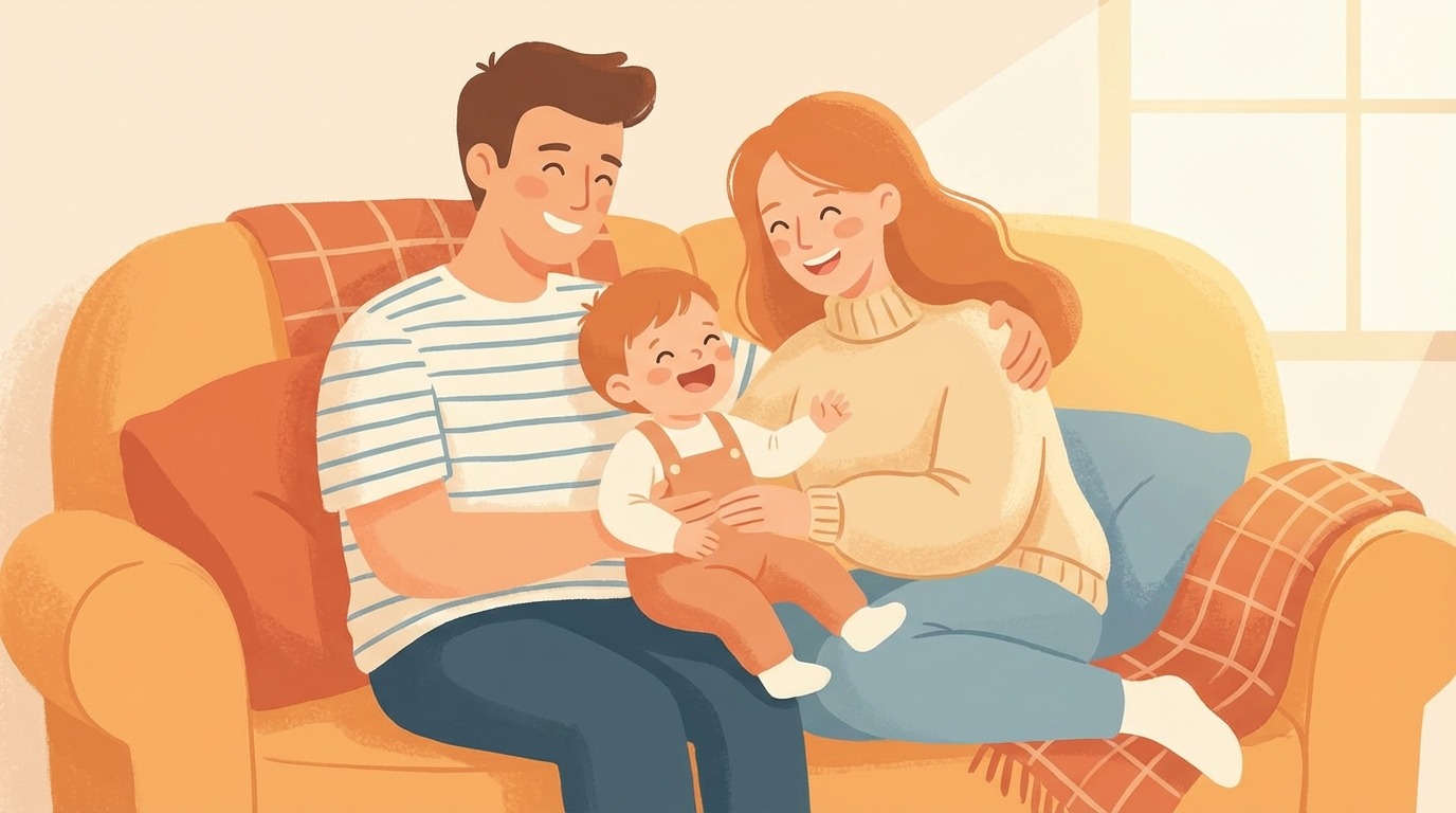 entdecken Sie, wie Küsse und Kitzeln Freude, Vertrautheit und Wohlbefinden bei Kindern bringen und ihre emotionale Entwicklung und ihr tägliches Glück fördern.