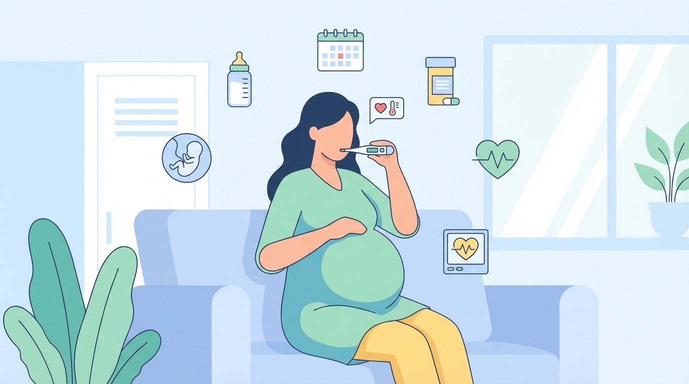 entdecken Sie, warum Fieber in der Schwangerschaft ein wichtiges Warnsignal ist und wie Sie reagieren können, um Ihre Gesundheit und die Ihres Babys zu schützen.