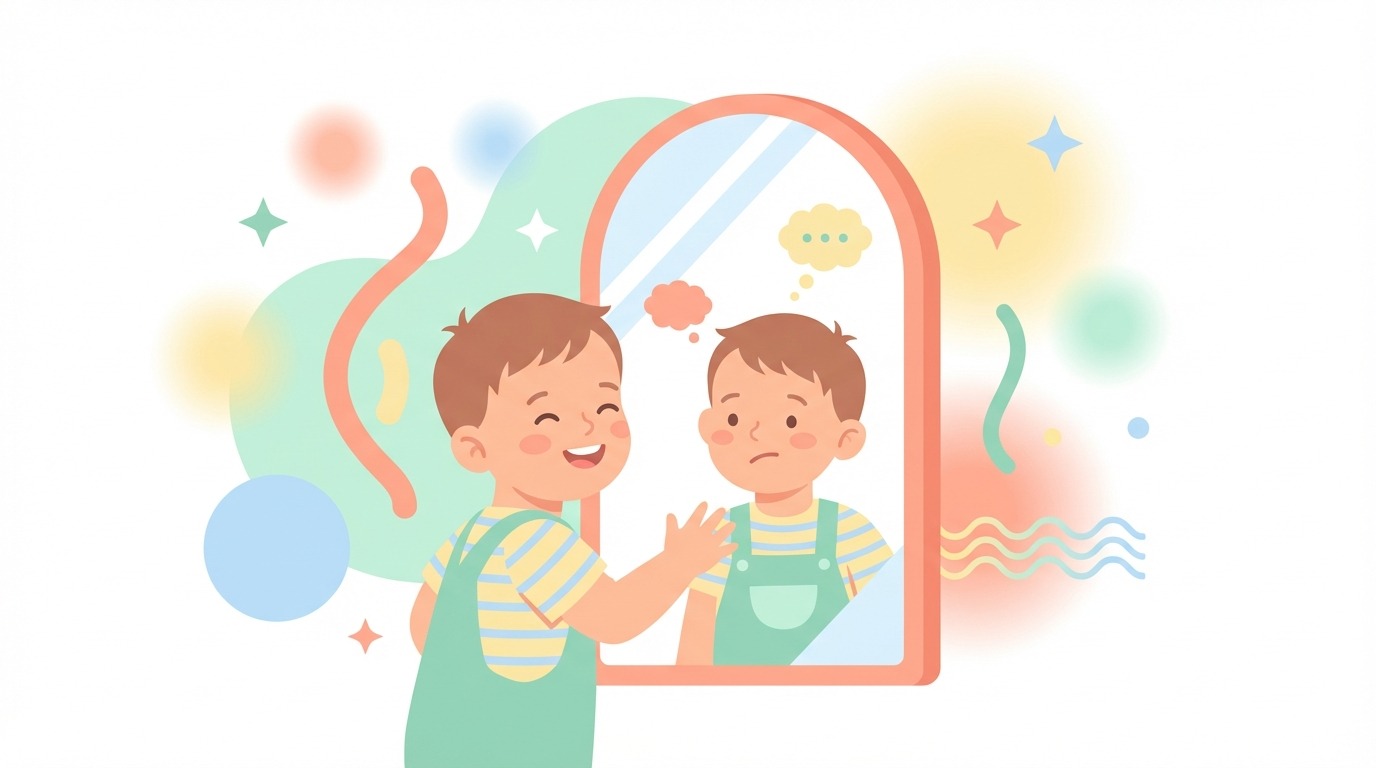 descubre la importancia del espejo en el desarrollo del niño: cómo favorece el reconocimiento de sí mismo, el despertar sensorial y el crecimiento emocional.
