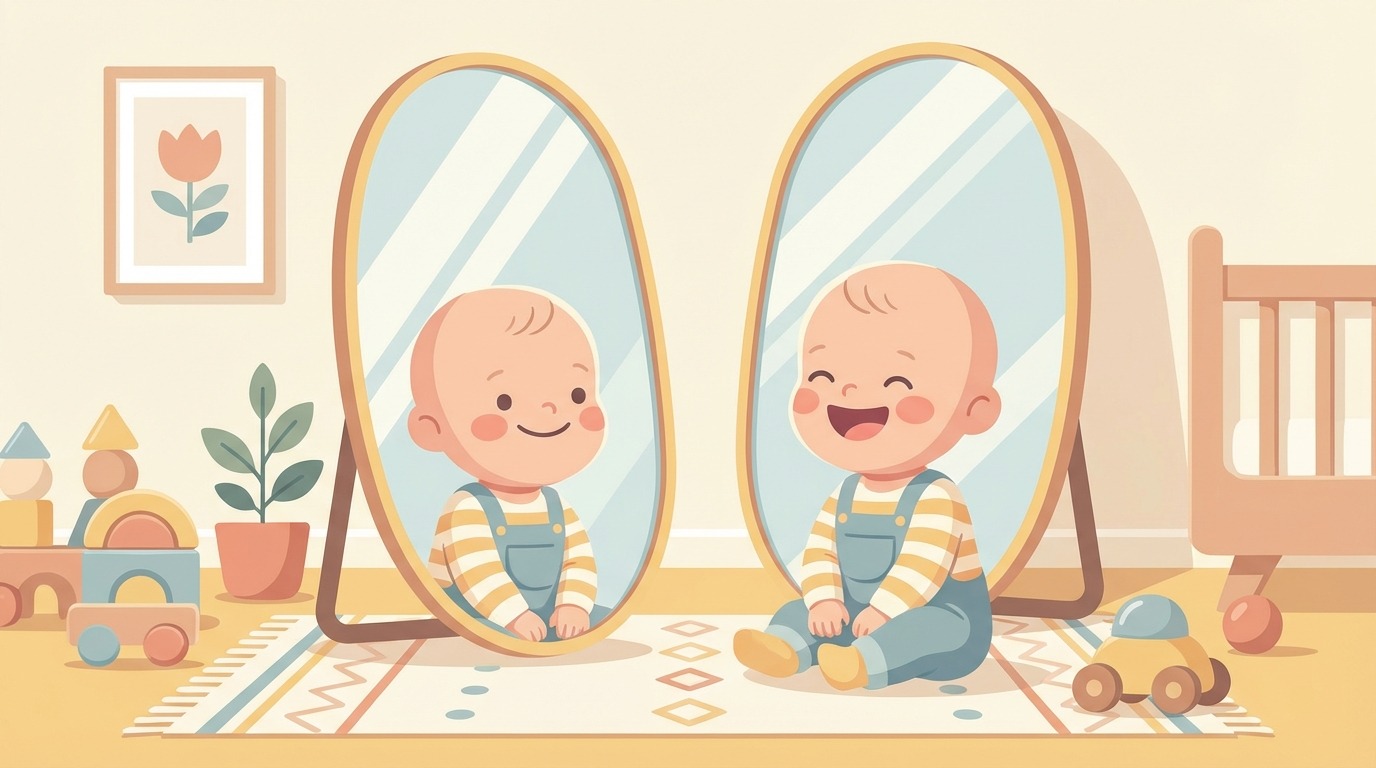 découvrez comment le miroir influence le développement de l'enfant, en stimulant sa découverte de soi, sa motricité et son éveil sensoriel.