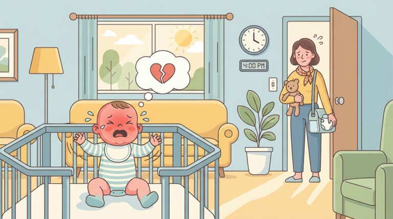 découvrez les raisons pour lesquelles votre bébé peut pleurer à l'arrivée de la baby-sitter et comment l'aider à se sentir en sécurité et apaisé.