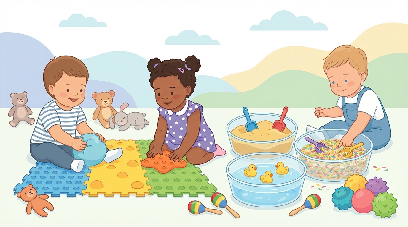 découvrez des idées d'activités sensorielles ludiques et éducatives pour stimuler les sens des jeunes enfants. vidéo guidée pour éveiller la curiosité et le développement sensoriel.