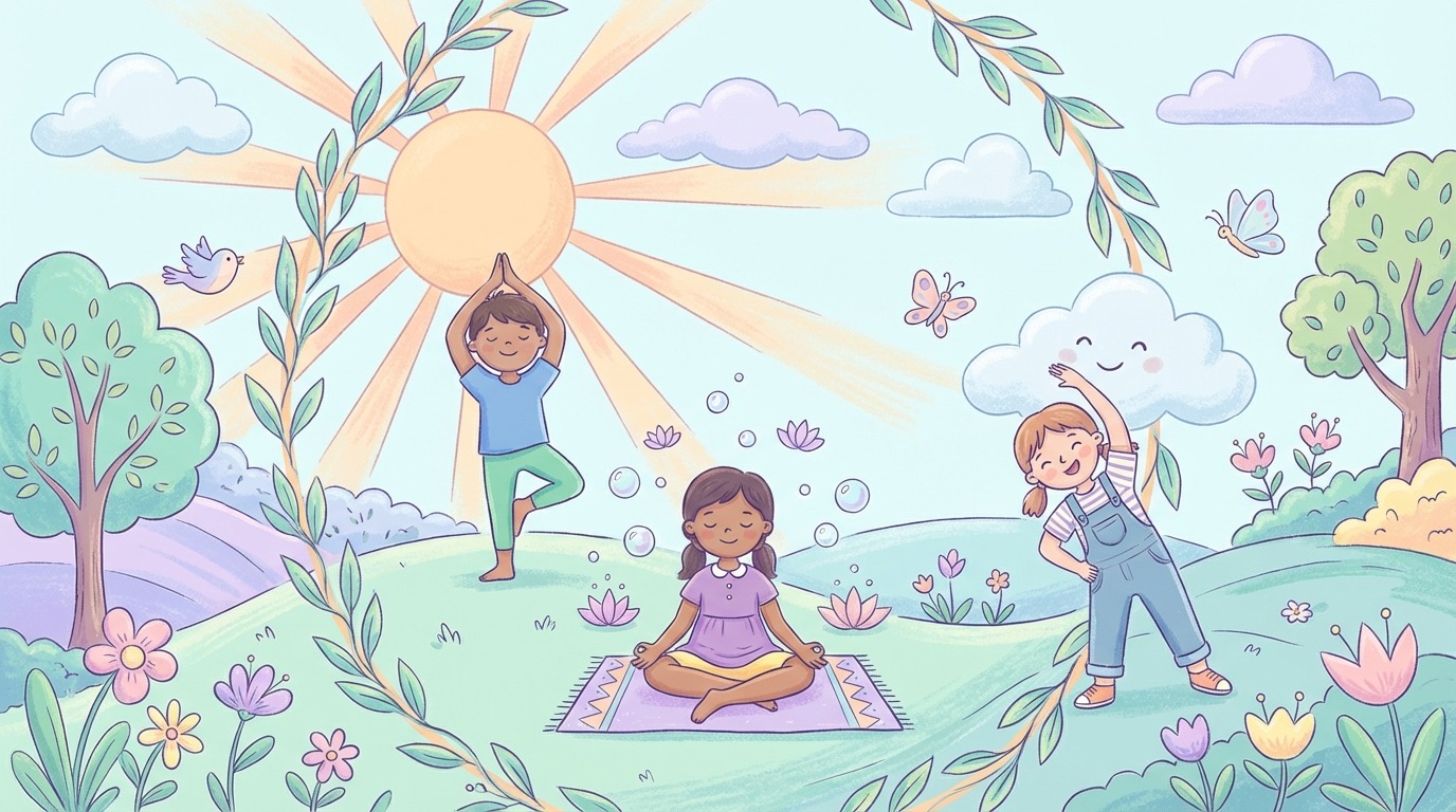 descubre nuestros vídeos de bienestar para niños, con actividades lúdicas y relajantes diseñadas para favorecer su relajación y desarrollo.