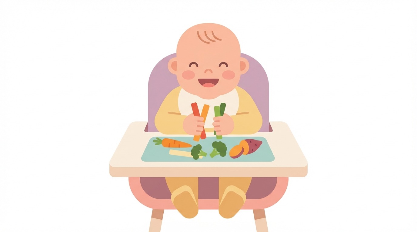 discover baby-led weaning for babies 0 to 12 months, a method that promotes food autonomy and the sensory development of your child.