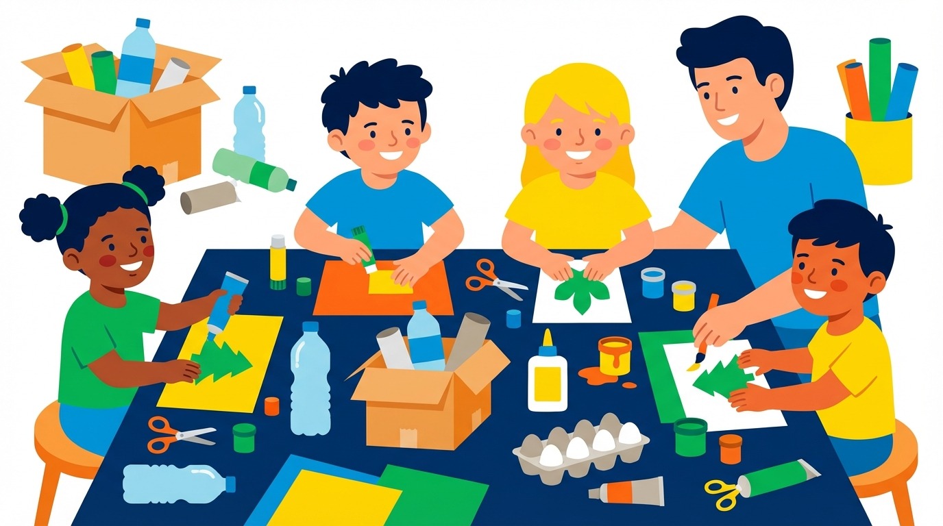 ontdek leuke en geschikte knutselideeën voor kinderen van 5 tot 8 jaar, die hun creativiteit en leren bevorderen.