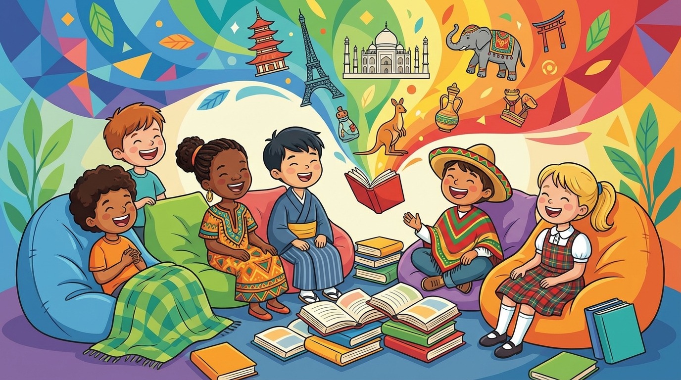 Entdecken Sie unsere Auswahl an Kinderbüchern, die kulturelle Vielfalt feiern. Bereichernde Geschichten, um Neugier und Respekt schon im frühen Alter zu wecken.