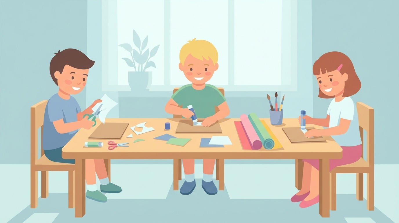 entdecken Sie einfache und lustige Bastelideen für Kinder mit unserem Bastelvideo. perfekt, um die Kreativität der Kleinsten zu Hause oder in der Schule zu fördern.