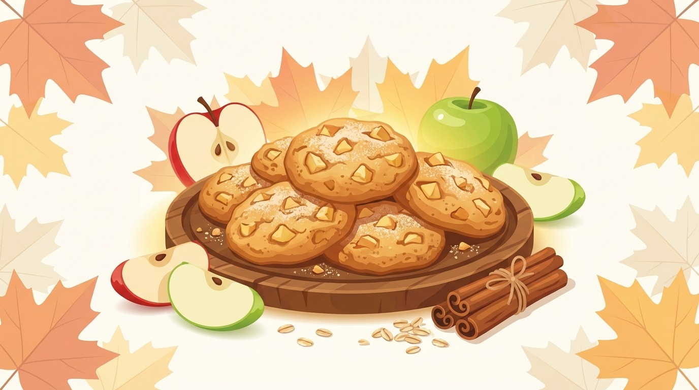 découvrez notre recette facile de biscuits tendres aux pommes, parfaite pour un goûter gourmand et fruité. des biscuits moelleux et savoureux à savourer en famille.