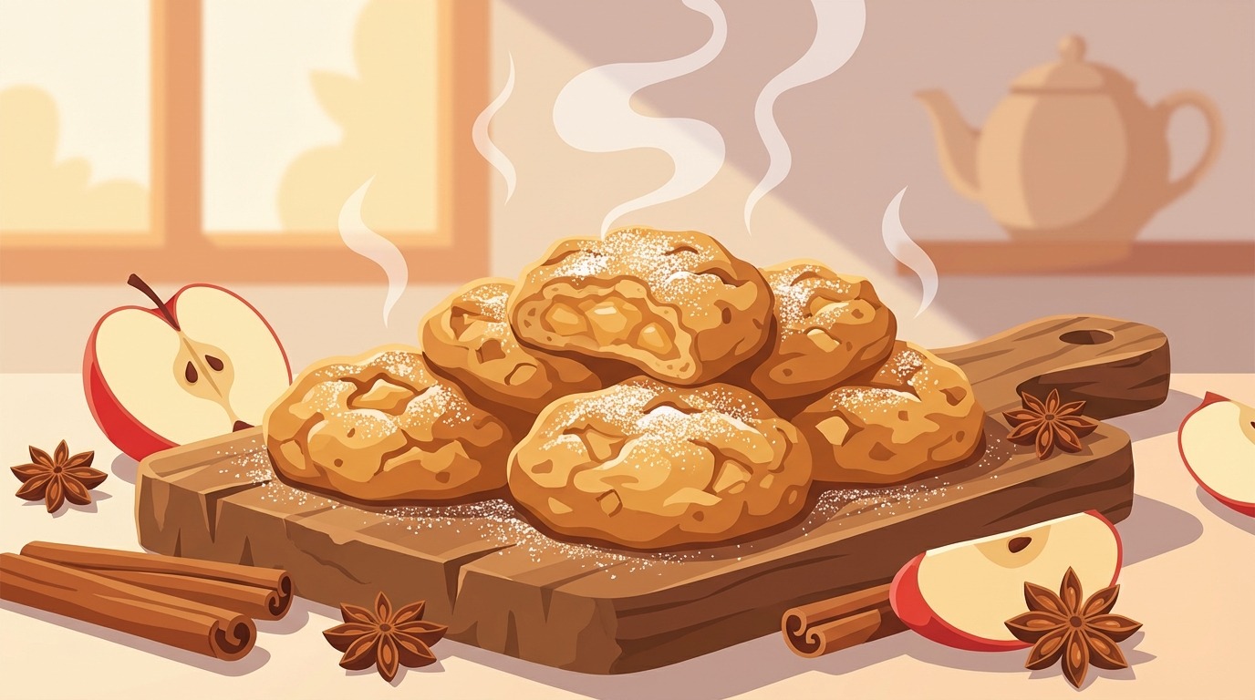 découvrez notre recette facile de biscuits tendres aux pommes, parfaits pour un goûter gourmand et fruité.