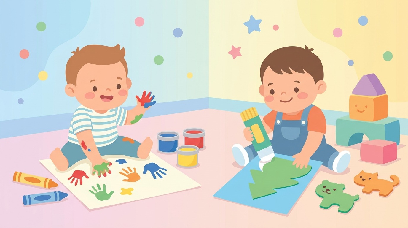 découvrez des idées de bricolages simples et ludiques adaptées aux enfants de 1 à 3 ans pour stimuler leur créativité et leur motricité fine en toute sécurité.