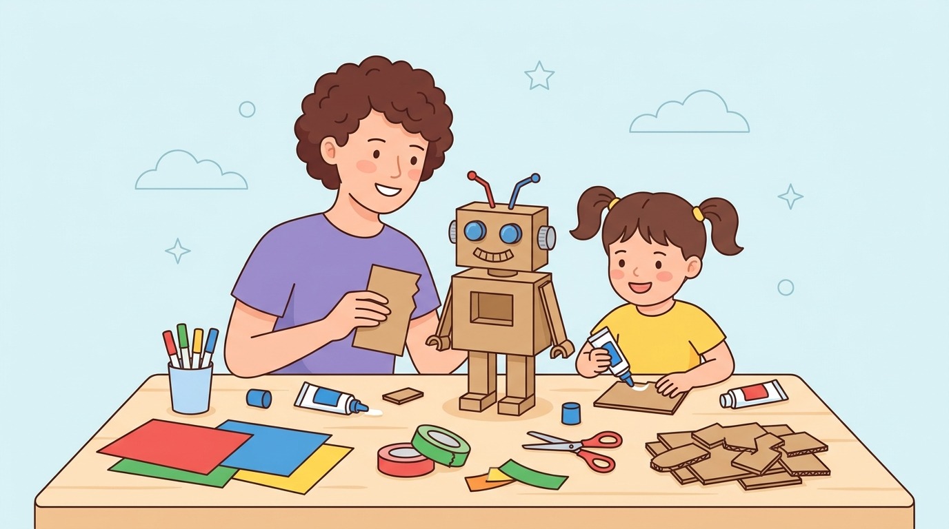 découvrez comment fabriquer un personnage en carton avec votre enfant de 3 à 5 ans grâce à des activités de bricolage simples et amusantes, parfaites pour stimuler sa créativité.