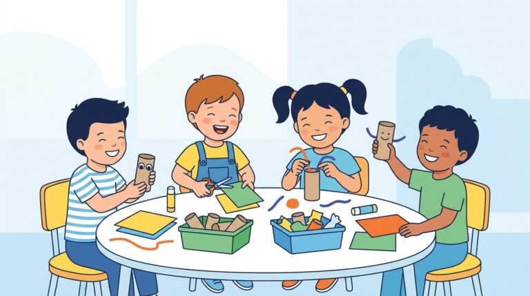 découvrez comment fabriquer un personnage en carton avec votre enfant de 3 à 5 ans grâce à des activités de bricolage simples et ludiques.