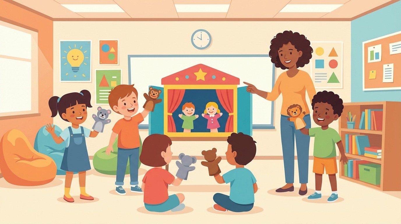Odkryj, jak puppetki stymulują wyobraźnię i rozwój dzieci dzięki kreatywnym i edukacyjnym zabawom.