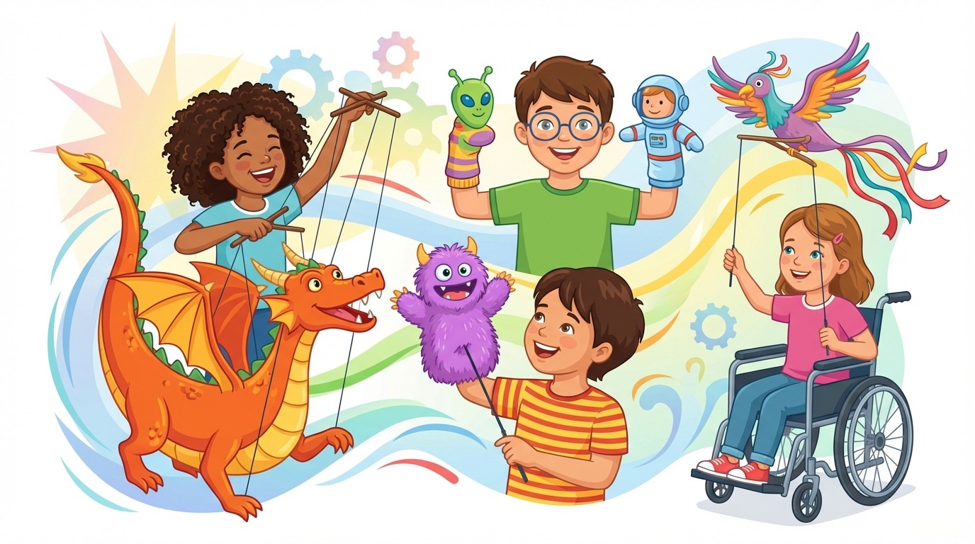 découvrez comment les marionnettes stimulent l'imagination, la créativité et l'expression des enfants, favorisant leur développement émotionnel et social à travers le jeu.