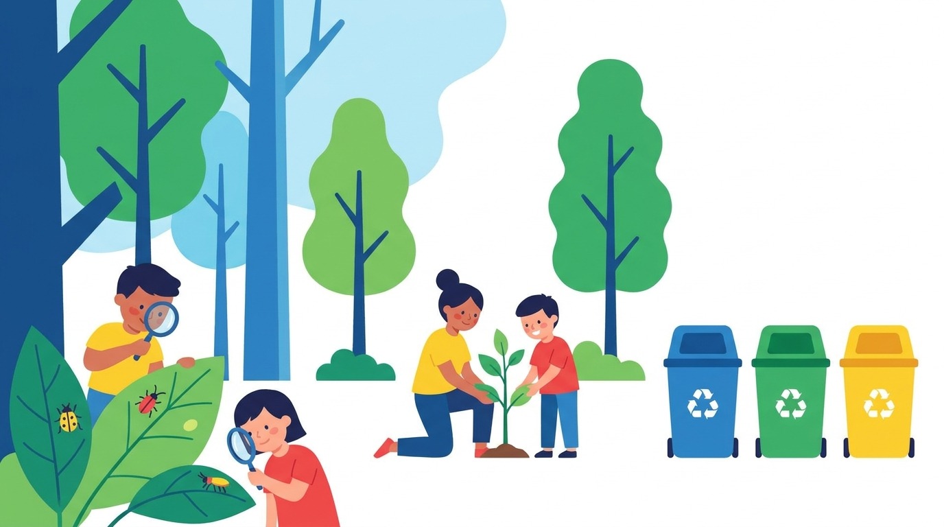 découvrez un dossier complet pour sensibiliser les enfants à l'environnement, avec des activités ludiques et éducatives visant à les responsabiliser dès le plus jeune âge.