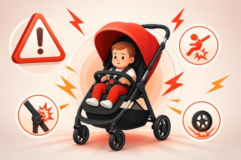alerte sécurité : une poussette populaire vendue dans plusieurs magasins présente un risque de blessure pour votre enfant. informez-vous et protégez votre famille dès maintenant.