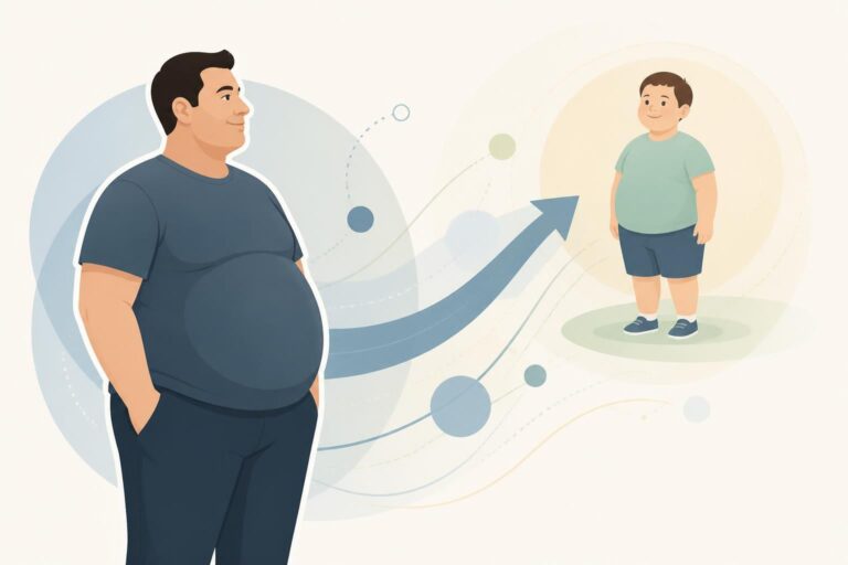 découvrez comment le poids du père avant la grossesse influence le risque d'obésité infantile et la santé future de l'enfant, d'après une étude récente.