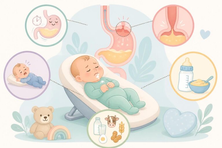 découvrez les 5 causes fréquentes du reflux chez le bébé et apprenez à les reconnaître pour mieux protéger la santé de votre enfant.