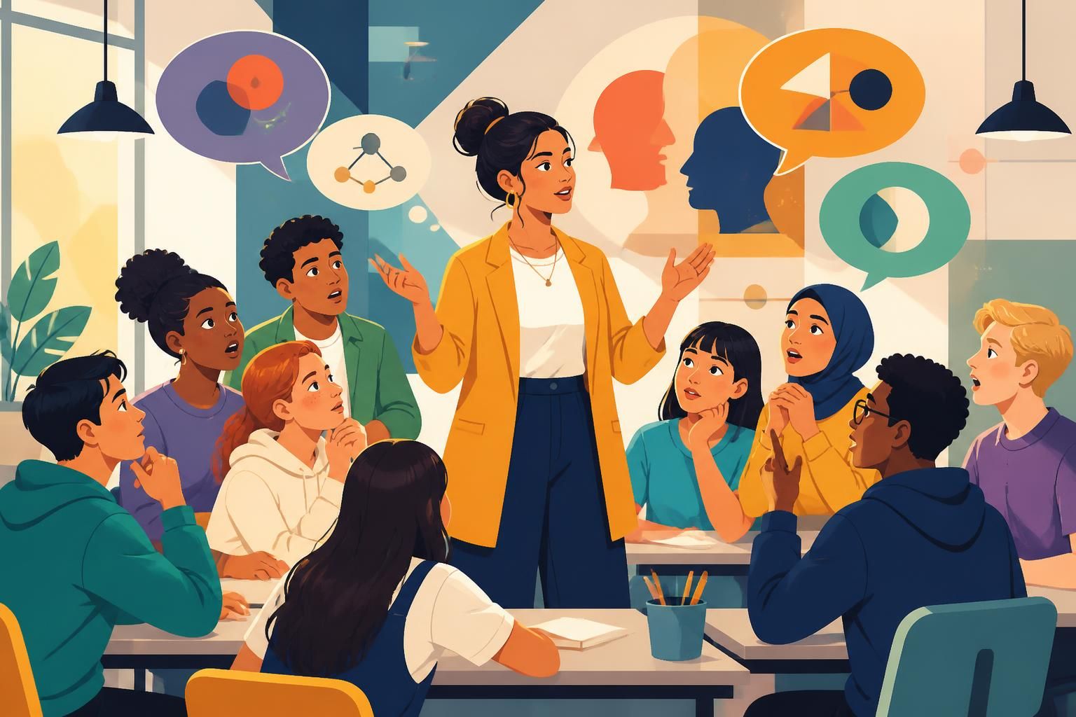découvrez pourquoi la question d'une enseignante à ses élèves « vous êtes lesbienne ? » suscite un vif débat et fait le buzz sur les réseaux sociaux.