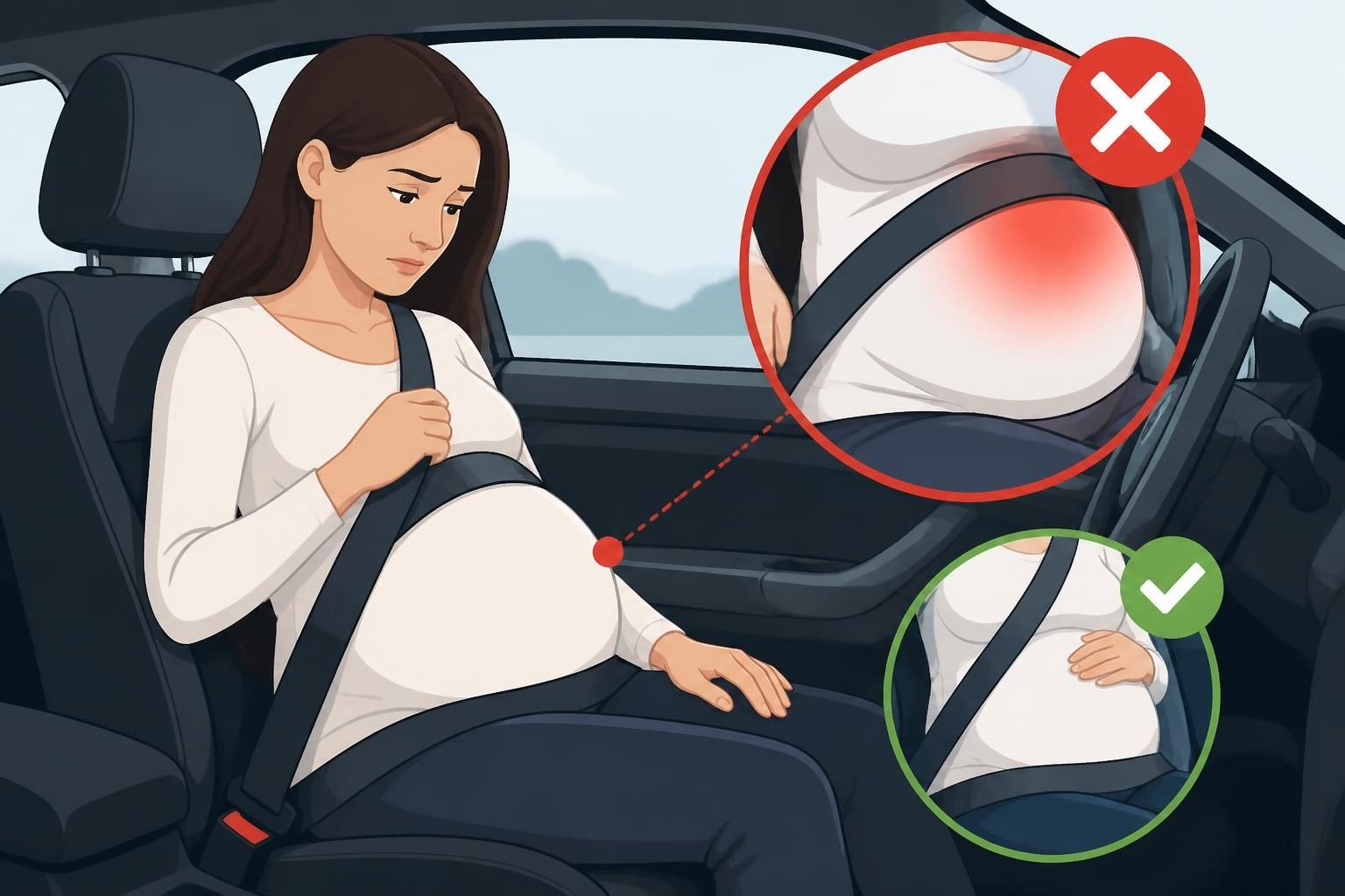 découvrez l'erreur fréquente commise par près de 90% des femmes enceintes en voiture, révélée par une étude récente, et comment assurer leur sécurité et celle de leur bébé.