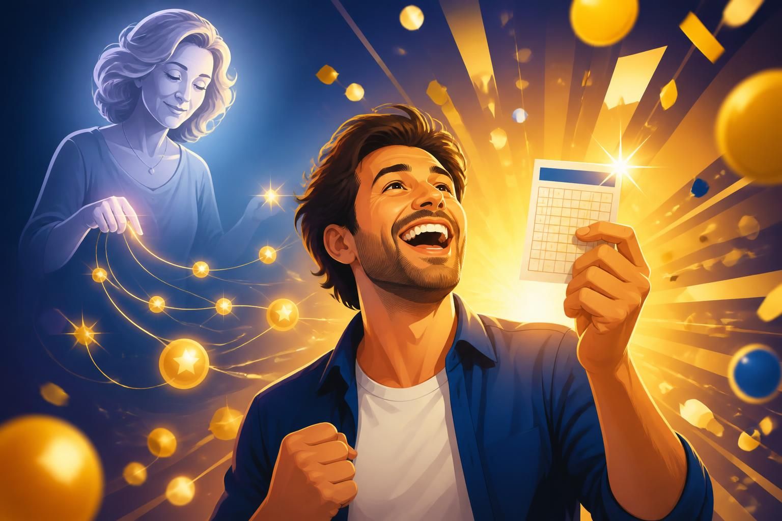 découvrez comment un homme a gagné 13 millions d'euros au loto grâce aux numéros transmis par sa mère disparue.