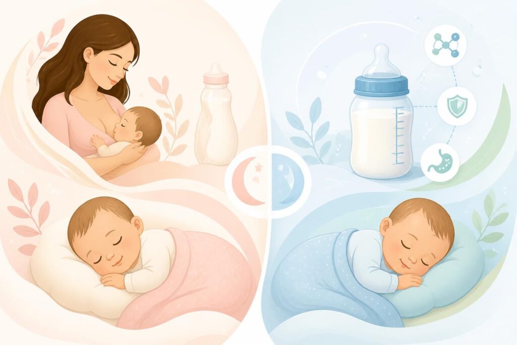 découvrez comment le choix entre le lait maternel et le lait infantile influence réellement le sommeil des nourrissons, avec conseils pour optimiser leurs nuits.