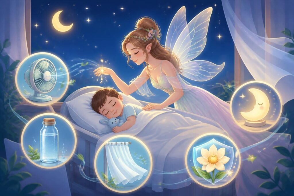 découvrez les 5 astuces magiques de la fée dodo pour assurer un sommeil paisible à bébé même pendant la canicule, et offrez-lui des nuits fraîches et sereines.