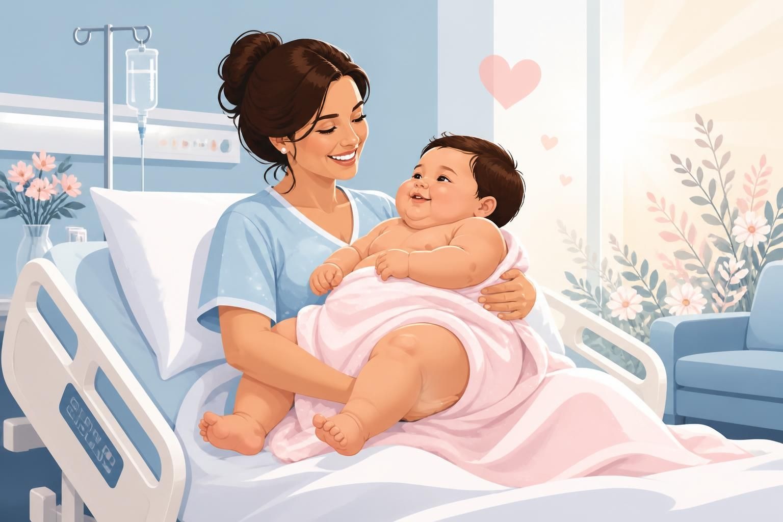 découvrez l'incroyable histoire d'une maman qui défie tous les pronostics en donnant naissance à un bébé géant pesant plus de 6,3 kg, un événement rare et fascinant.