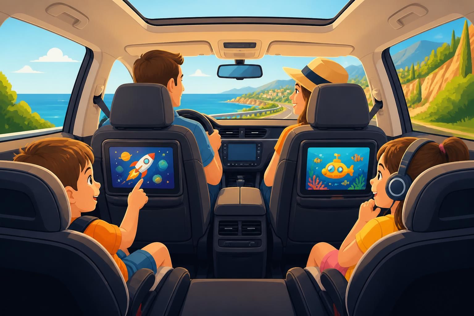 découvrez si les écrans sont vraiment la solution idéale pour divertir les enfants lors des vacances en voiture et explorez des alternatives pour un voyage agréable en famille.